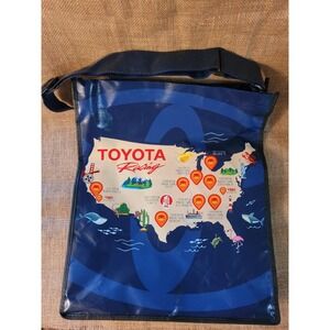 Toyota Racing TRD Built In America USA Nylon Tote Bag Carryall Adjustable Strap